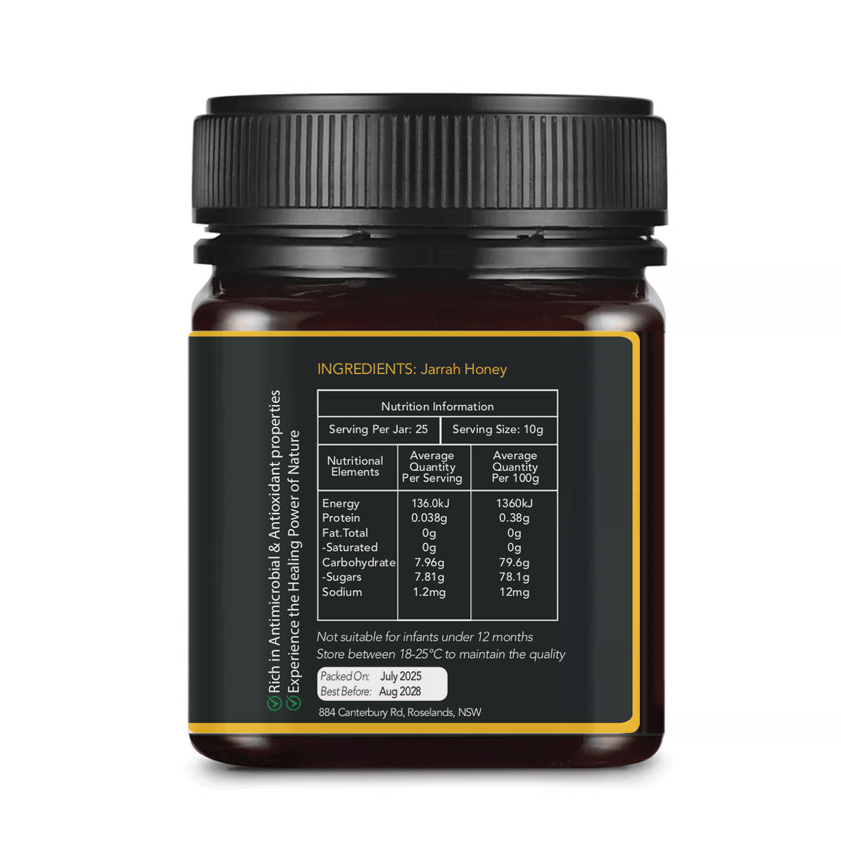 Premium Jarrah Honey TA 50+ | 250g